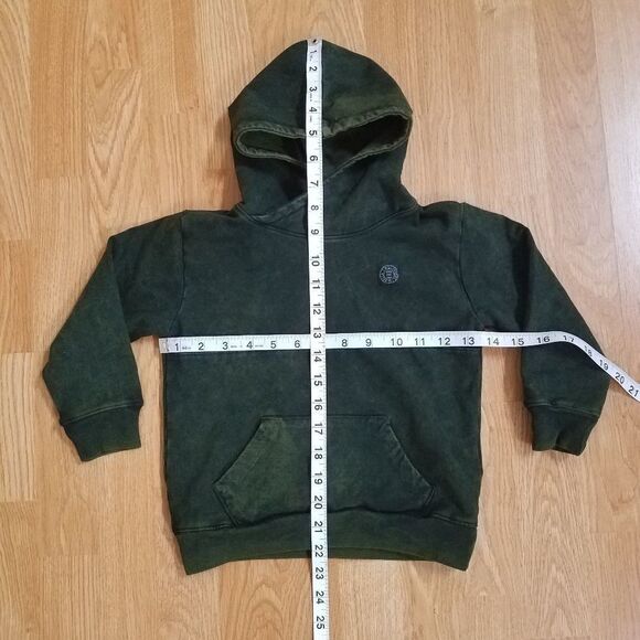 Sometime Soon Blaze Lava Wash Hoodie sz 4 in Green - Picture 8 of 9
